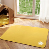 Absorbent Pet Feeding Mat for Food & Water