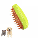 3-in-1 Electric Steamy Brush for Pet Grooming & Shedding