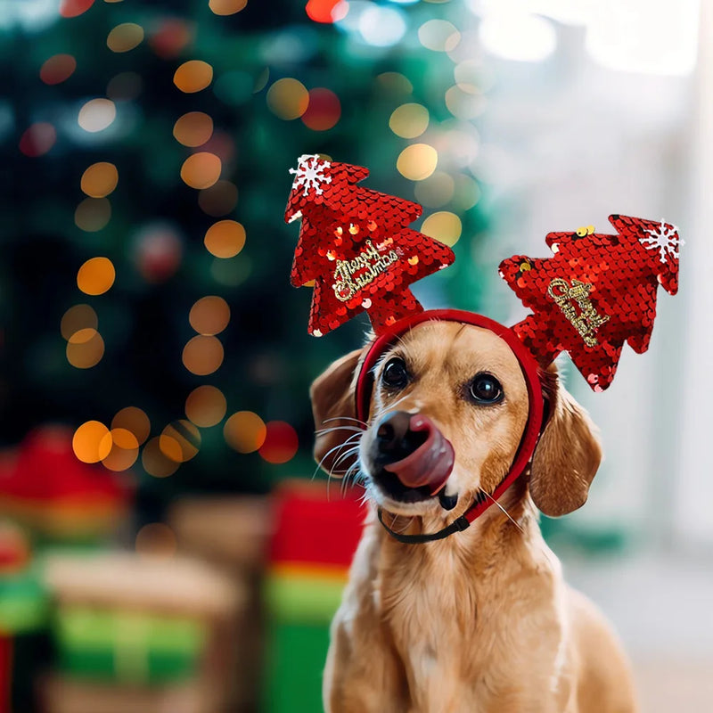 Christmas Antler Headband for Dogs