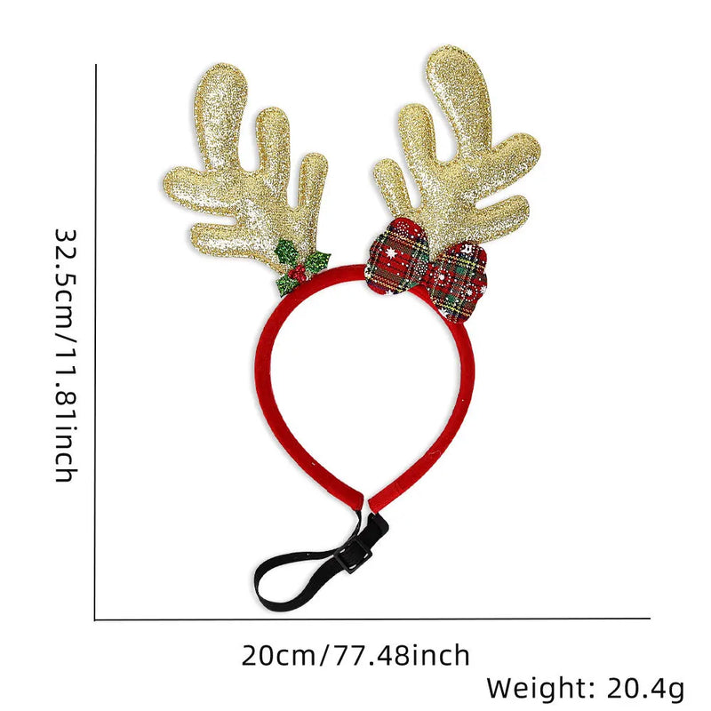 Christmas Antler Headband for Dogs