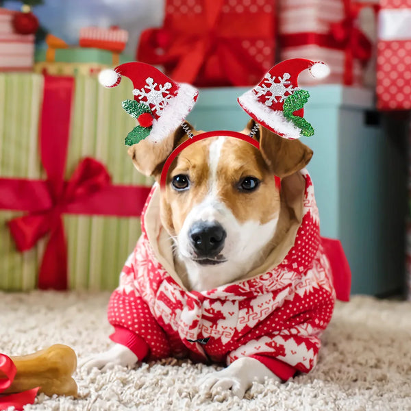 Christmas Antler Headband for Dogs