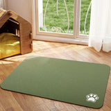 Absorbent Pet Feeding Mat for Food & Water