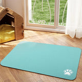 Absorbent Pet Feeding Mat for Food & Water