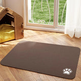 Absorbent Pet Feeding Mat for Food & Water