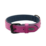 Large Soft Padded Leather Dog Collar for Big Dogs