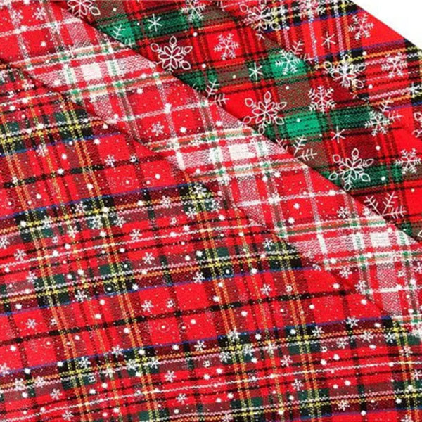 Christmas Snow Print Dog Bandana