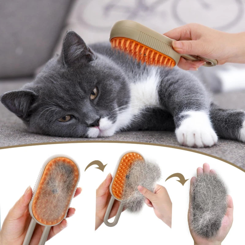 3-in-1 Electric Pet Grooming Brush