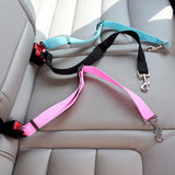 Adjustable Pet Car Seat Belt & Harness for Dogs and Cats